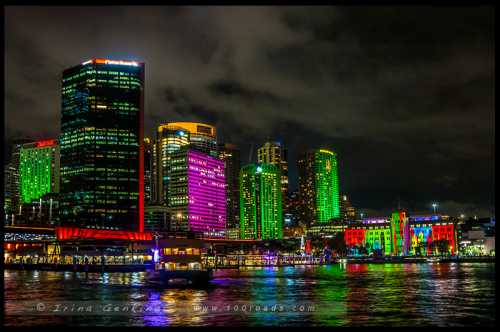 яркий французский маникюр, цветной френч с рисунком